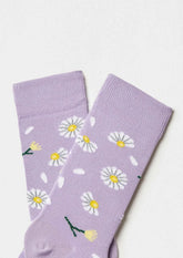 Chaussettes en coton - BeDaisy Violet